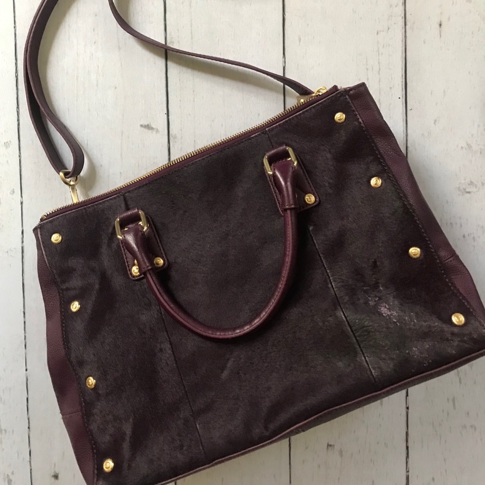 Large purple Steve Madden tote